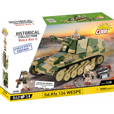 COBI 2598 Nemecká samohybná húfnica Sd.Kfz.124 Wespe