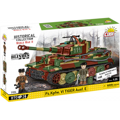 COBI 3124 Nemecký tank PzKpfw VI Tiger Ausf E, 1:35