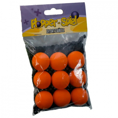 Sada 9 Plopper míčků - oranžové
