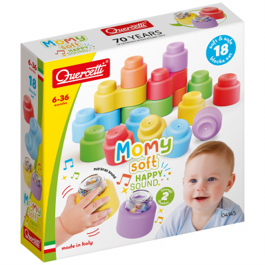 Quercetti 04145 Momy Soft Happy Sound 18 ks