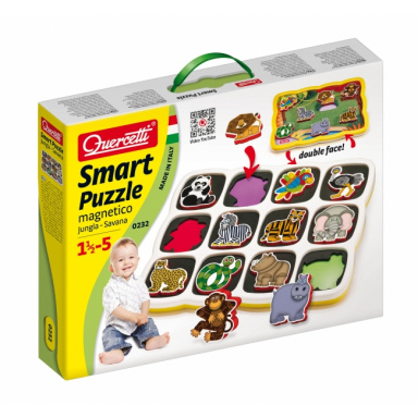 Quercetti 00232 Smart Puzzle magnetico Jungle