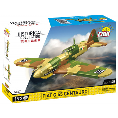 COBI 5867 Talianske stíhacie lietadlo Fiat G.55 Centauro